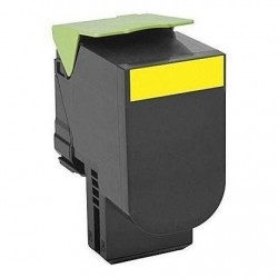 LOTS DE 2 COMPATIBLE Lexmark 71B20Y0 - Toner jaune