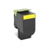 LOTS DE 2 COMPATIBLE Lexmark 24B6010 - Toner jaune