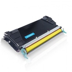 LOTS DE 2 COMPATIBLE Lexmark C746A1YG - Toner jaune