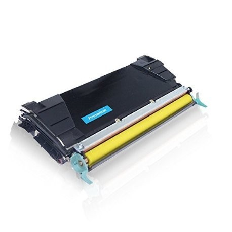 LOTS DE 2 COMPATIBLE Lexmark C746A1YG - Toner jaune