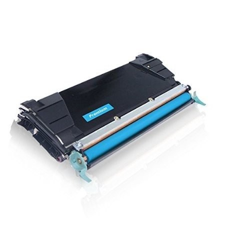 LOTS DE 2 COMPATIBLE Lexmark C746A1CG - Toner cyan