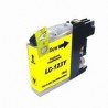 Lots de 12 COMPATIBLE Brother LC123Y JAUNE