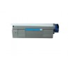 LOTS DE 5 COMPATIBLE OKI 46507615 - Toner cyan