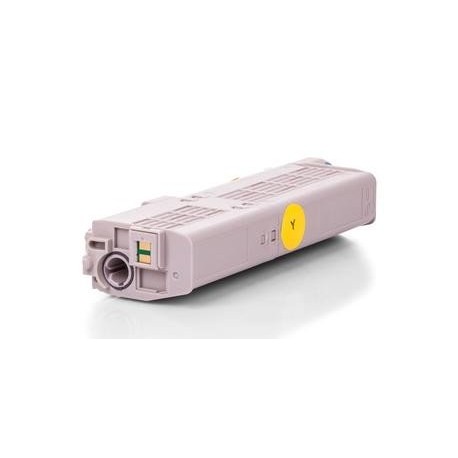 LOTS DE 2 COMPATIBLE OKI 46490605 - Toner jaune