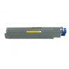 LOTS DE 2 COMPATIBLE OKI 42918913 - Toner jaune