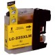 Lots de 6 COMPATIBLE Brother LC225Y JAUNE