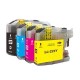 PACK de 4 COMPATIBLES Brother LC227/LC225 4 COULEURS