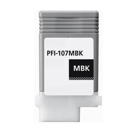 COMPATIBLE Canon 6704B001 / PFI-107 MBK - Cartouche d'encre noire mate