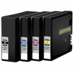 PACK DE 4 COMPATIBLE Canon 9182B004 / PGI-1500 XLCMYBK - Cartouche d'encre multi pack