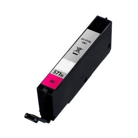 LOTS DE 5 COMPATIBLE Canon 0333C001 / CLI-571 MXL - Cartouche d'encre magenta