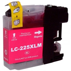 LOTS DE 5 COMPATIBLE Brother LC225XLM - Cartouche d'encre magenta