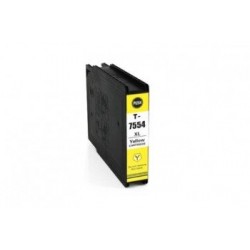 COMPATIBLE Epson C13T755440 / T7554 - Cartouche d'encre jaune