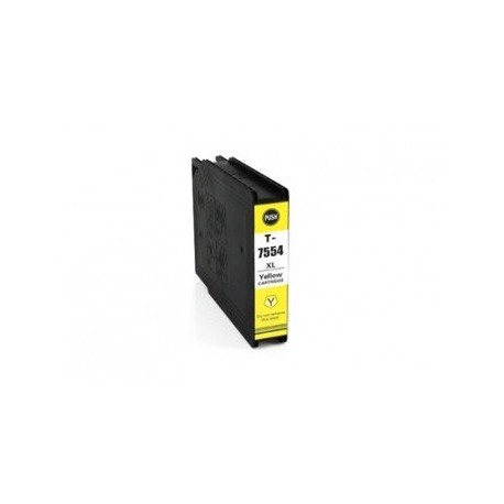 COMPATIBLE Epson C13T755440 / T7554 - Cartouche d'encre jaune