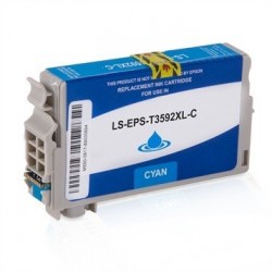 Lots de 8 COMPATIBLE Epson C13T35924010 / 35XL - Cartouche d'encre cyan