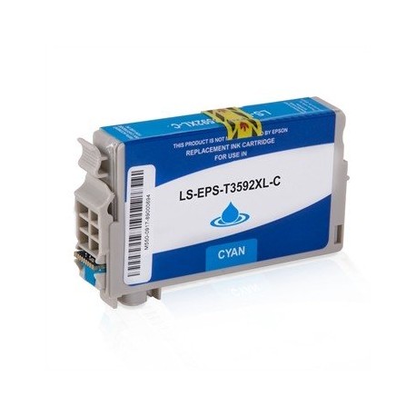 Lots de 8 COMPATIBLE Epson C13T35924010 / 35XL - Cartouche d'encre cyan