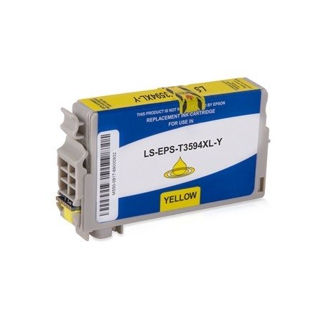 Lots de 4 COMPATIBLE Epson C13T35944010 / 35XL - Cartouche d'encre jaune