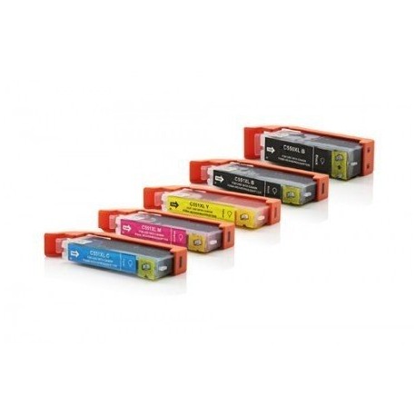 Pack de 5 Compatible Premium Canon PGI-580XXL+ 581 XXL (BK+C+M+Y)