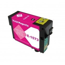 LOTS DE 2 COMPATIBLE Epson C13T15734010 / T1573 - Cartouche d'encre magenta