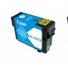 LOTS DE 2 COMPATIBLE Epson C13T15724010 / T1572 - Cartouche d'encre cyan