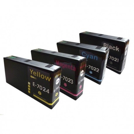 Pack de 4 COMPATIBLE Epson T7025