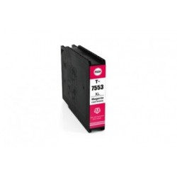 LOTS DE 2 COMPATIBLE Epson C13T755340 / T7553 - Cartouche d'encre magenta