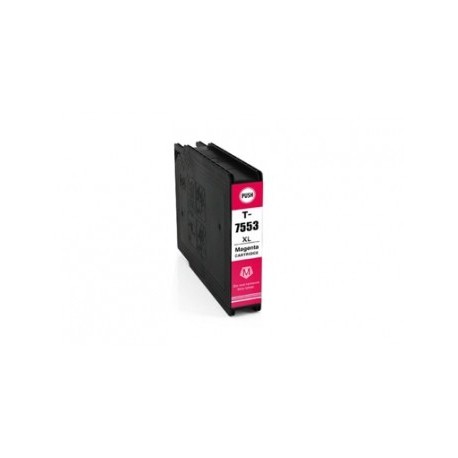 LOTS DE 2 COMPATIBLE Epson C13T755340 / T7553 - Cartouche d'encre magenta